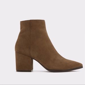 LAST CALL Aldo Fralissi Boots in Khaki/Tan Suede - leaving 11/13/22
